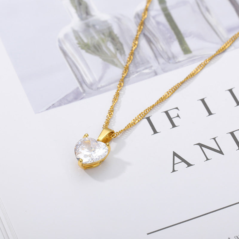 Crystal Heart Necklace