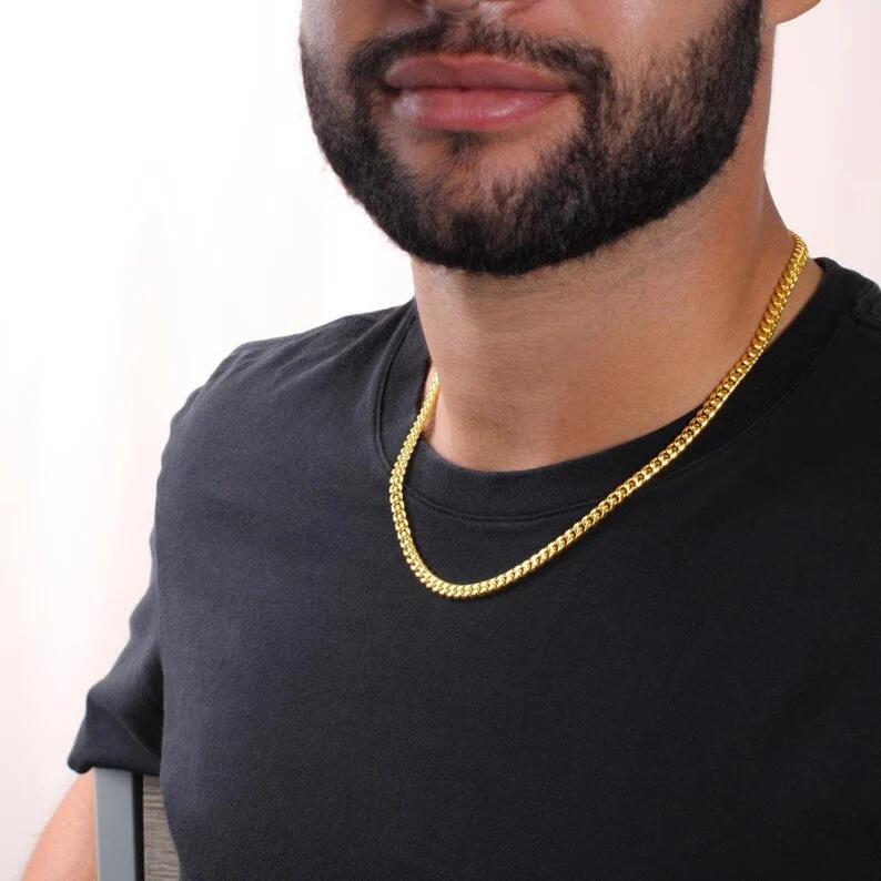 To My Man Cuban Chain Necklace Box