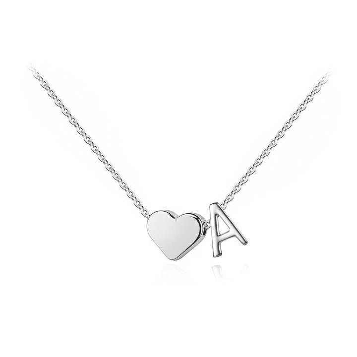 Initial Heart Necklace