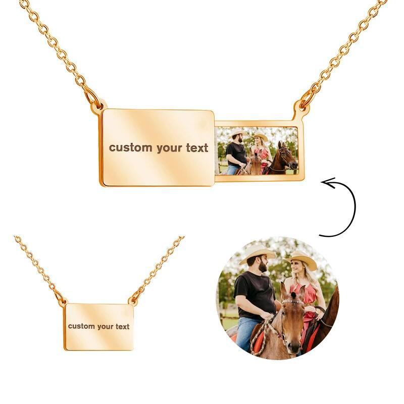 Personalised Photo Envelope Necklace