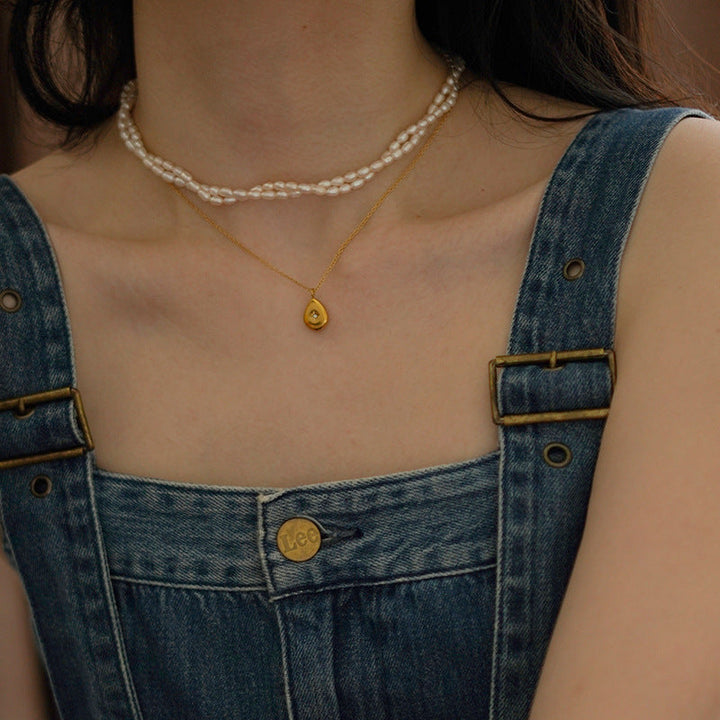 Star Teardrop Necklace