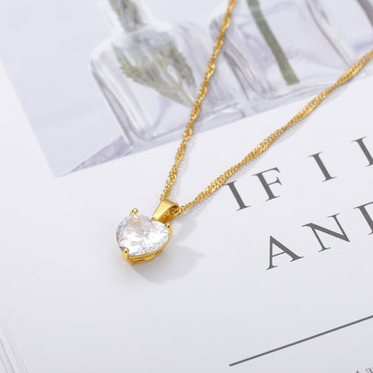 Crystal Heart Necklace