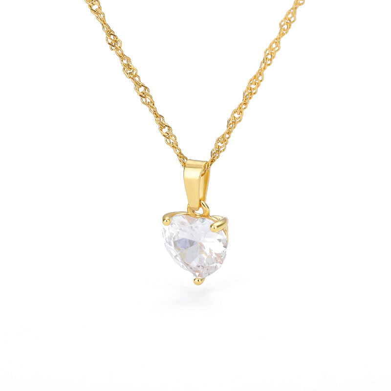 Crystal Heart Necklace