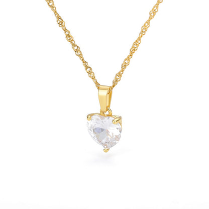 Crystal Heart Necklace