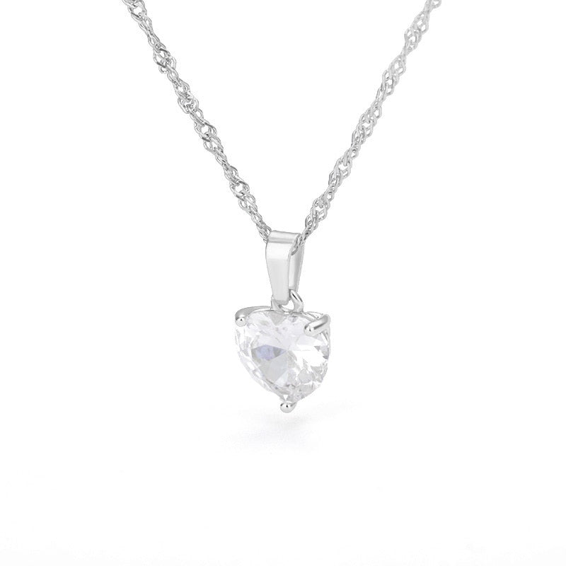 Crystal Heart Necklace