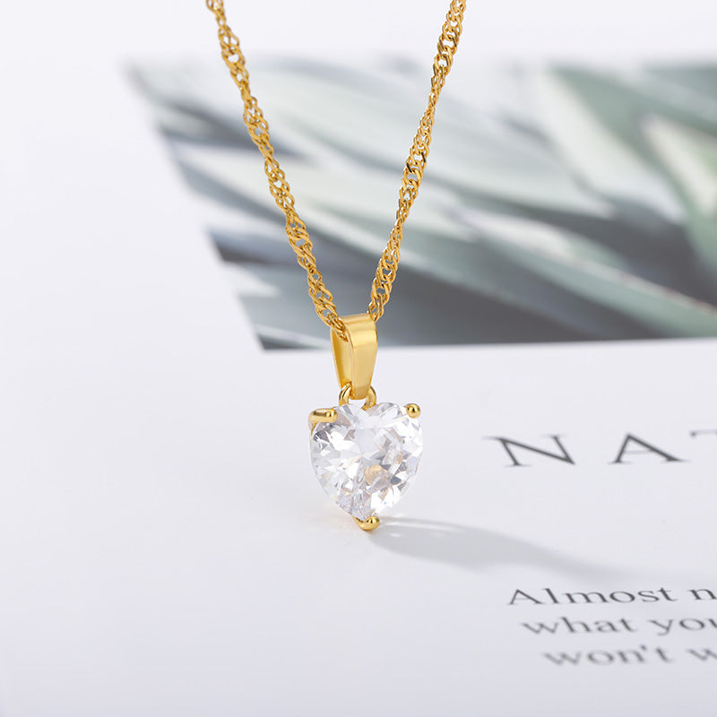 Crystal Heart Necklace