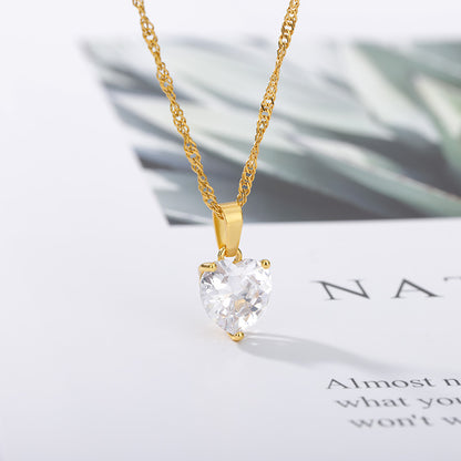 Crystal Heart Necklace