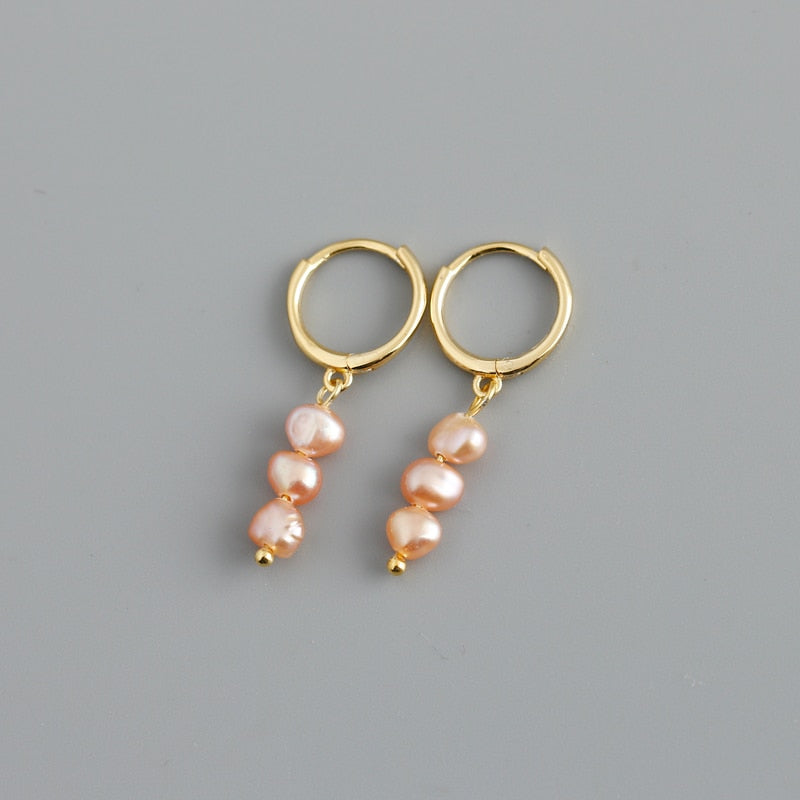 Natural Freshwater Pearl - Earring