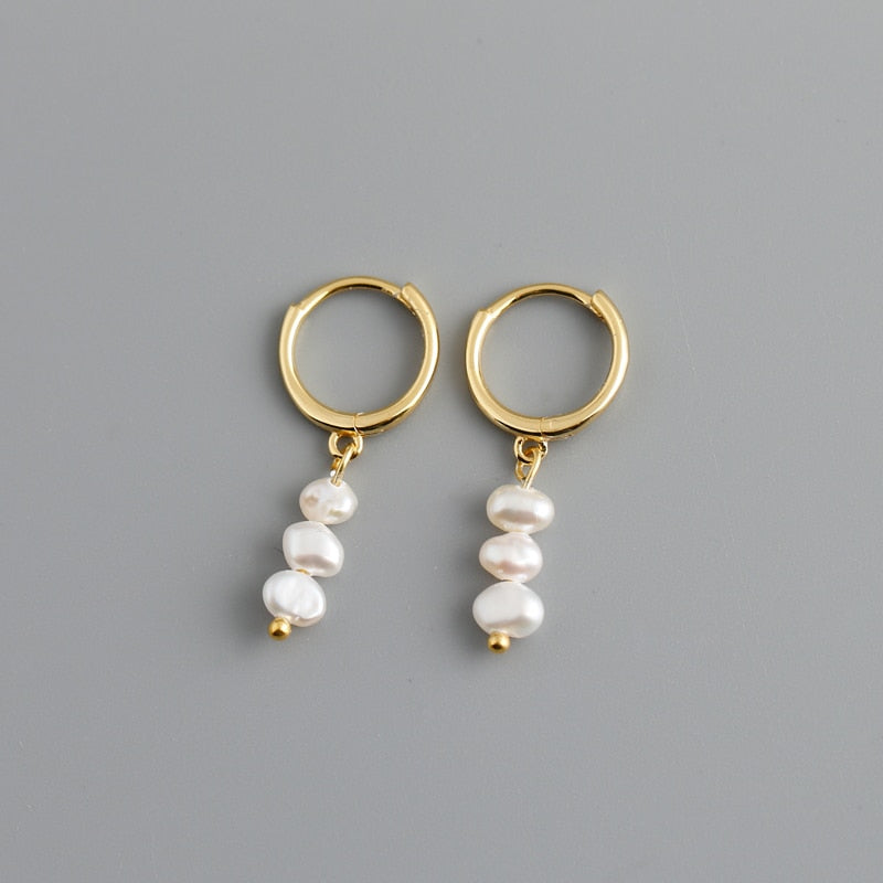 Natural Freshwater Pearl - Earring