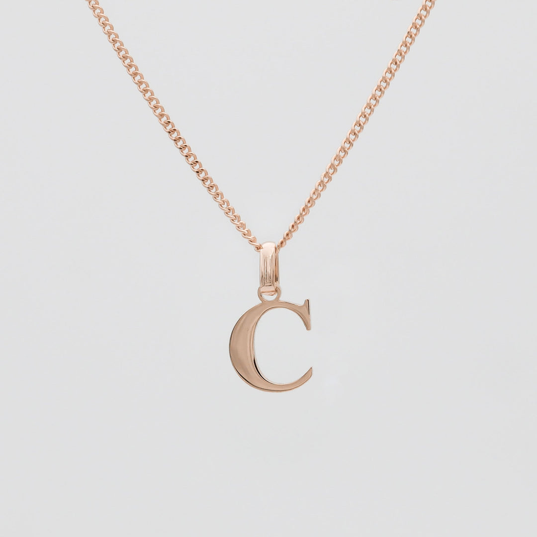 Initial Letter Necklace