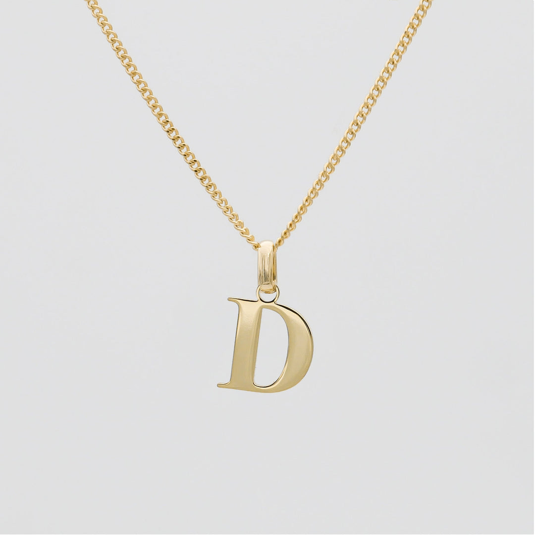 Initial Letter Necklace