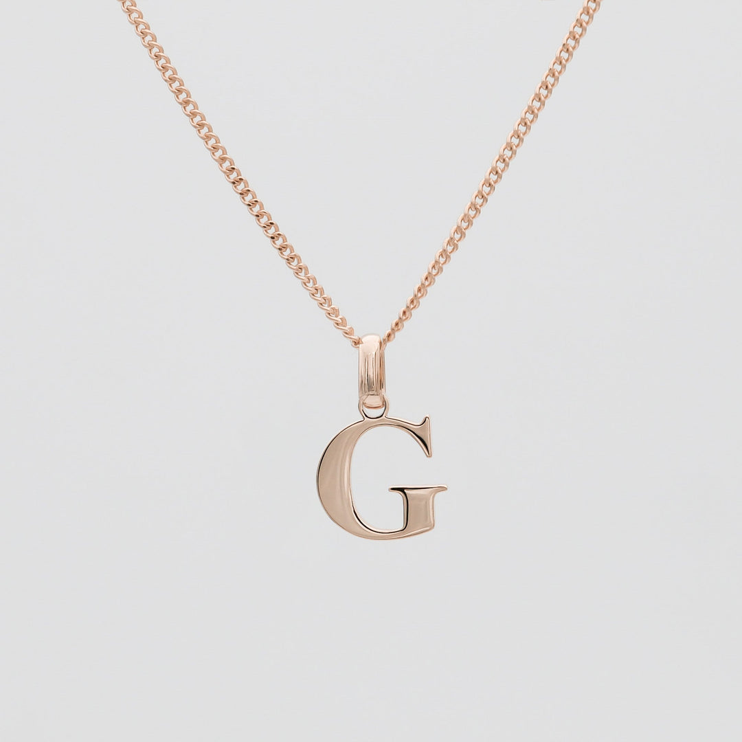 Initial Letter Necklace