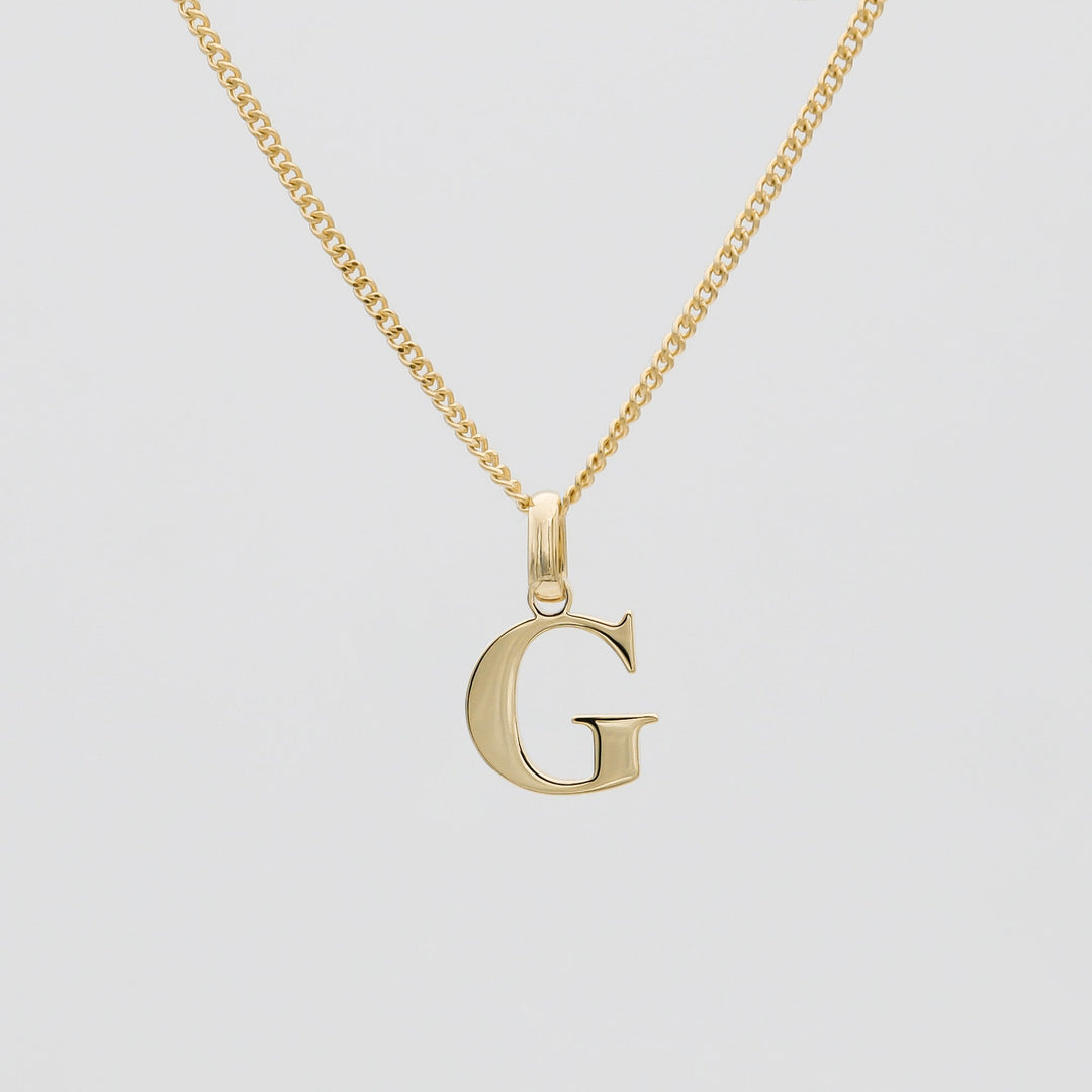 Initial Letter Necklace