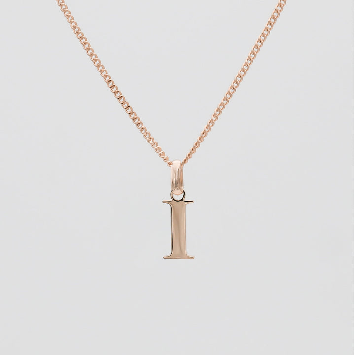 Initial Letter Necklace