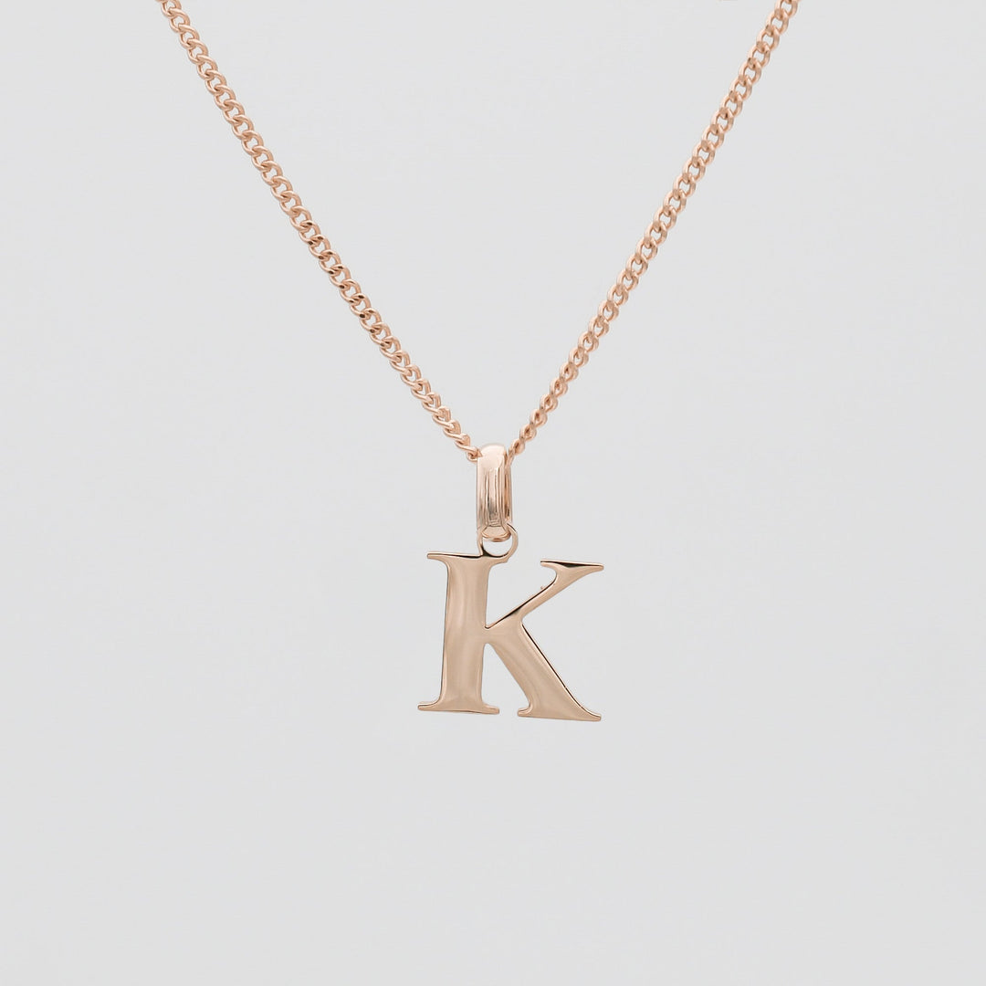 Initial Letter Necklace