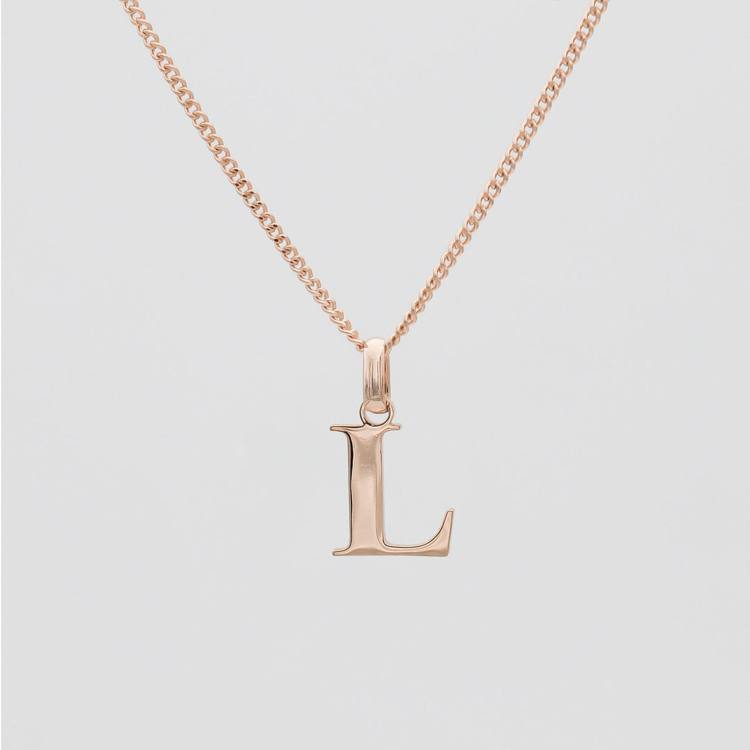 Initial Letter Necklace