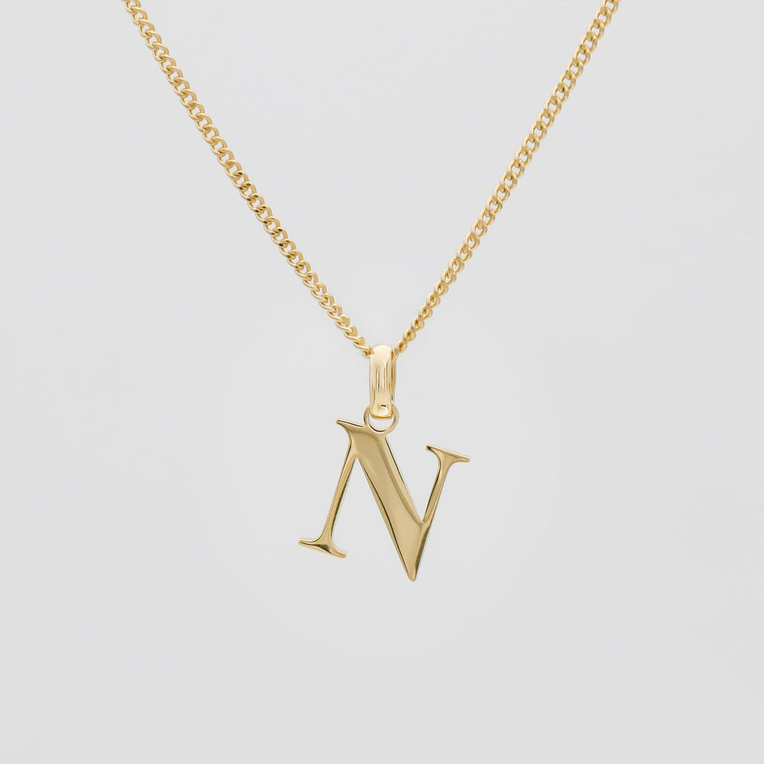 Initial Letter Necklace