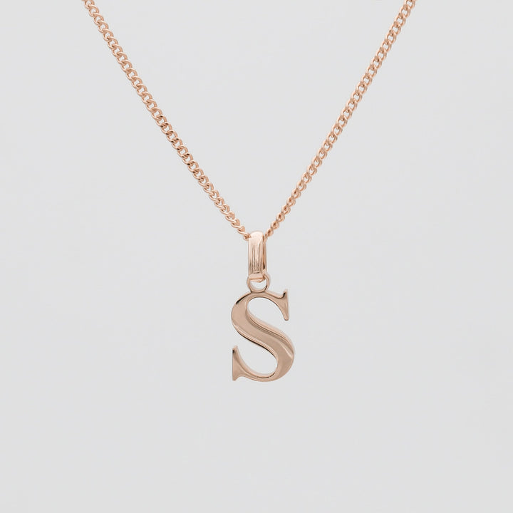 Initial Letter Necklace