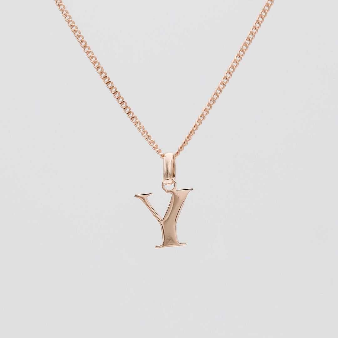 Initial Letter Necklace