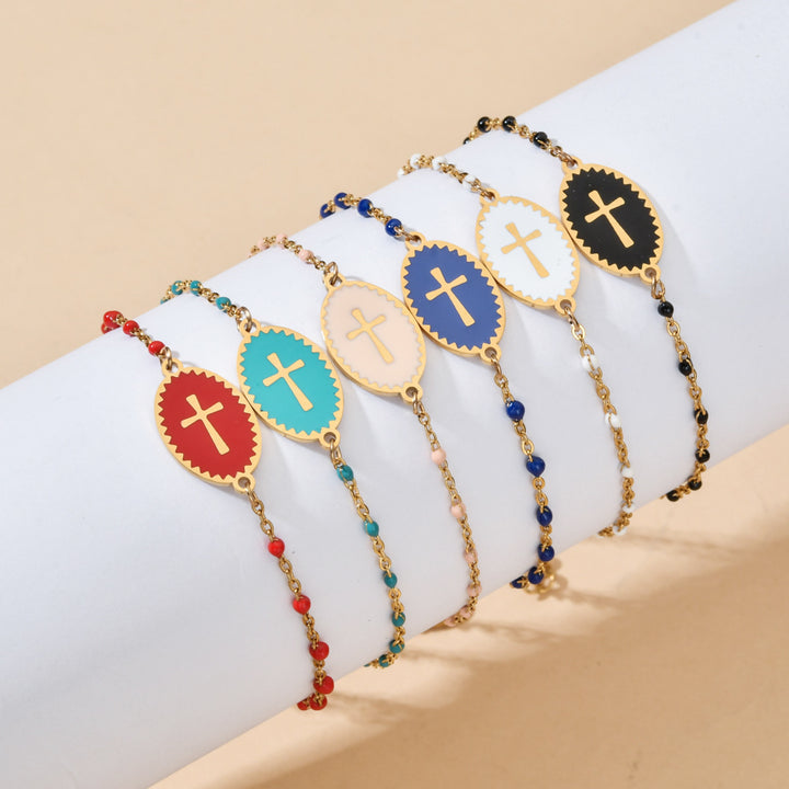 Dainty Cross Bracelet