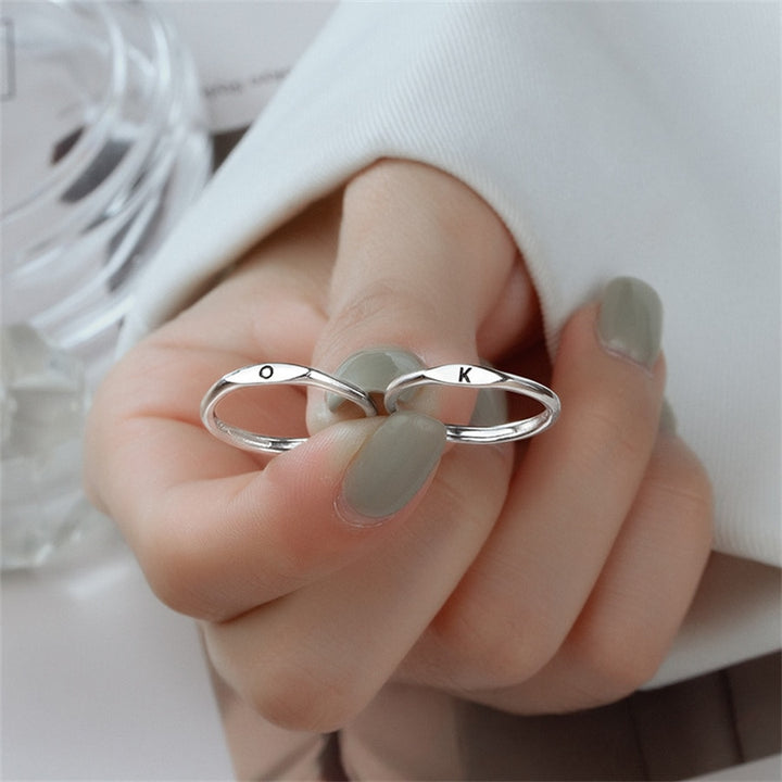 Signet Initial Ring - Adjustable