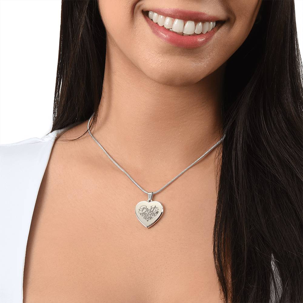Best Mom Ever - Custom Engraved Necklace