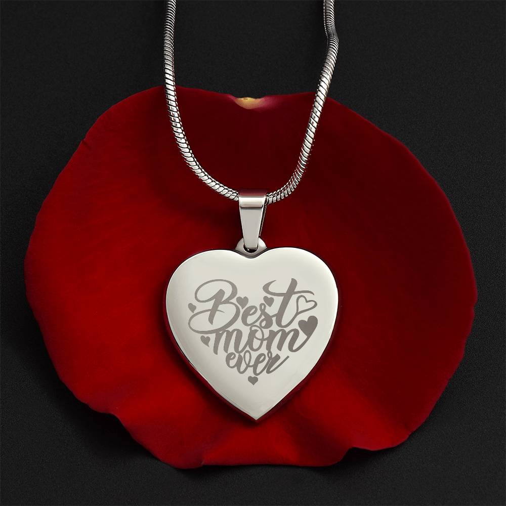 Best Mom Ever - Custom Engraved Necklace