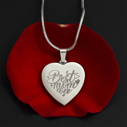 Best Mom Ever - Custom Engraved Necklace