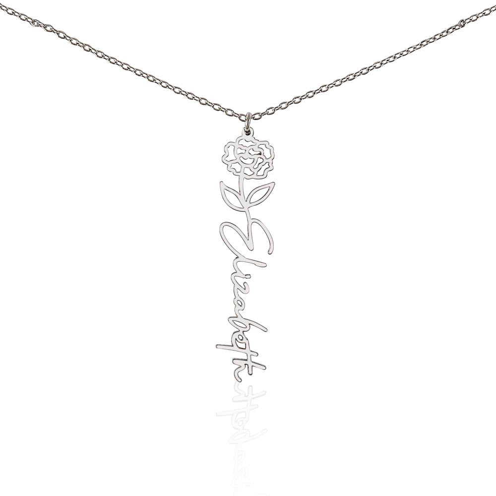 Custom Name Birth Month Neckace for Mother's Day