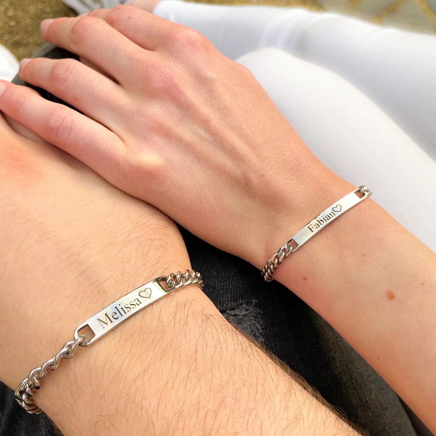 Personalized Couple Bracelet