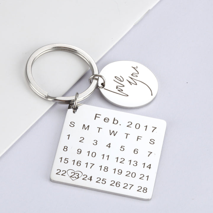 Personalised Special Date Keychain
