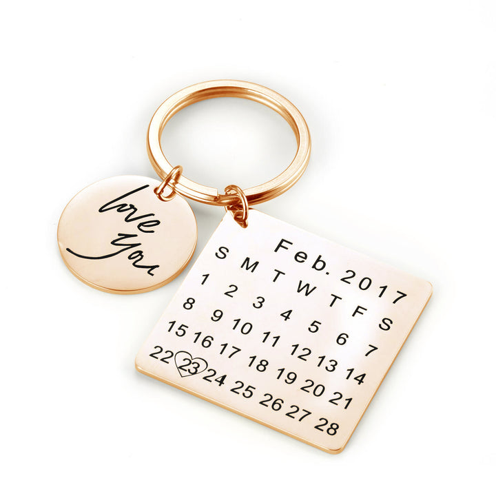 Personalised Special Date Keychain