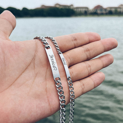 Personalized Couple Bracelet