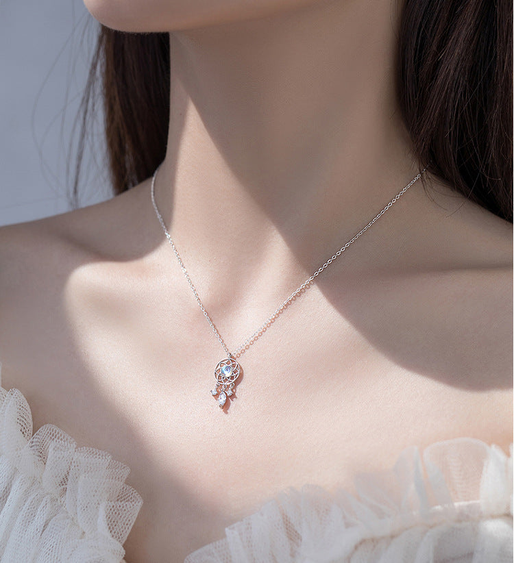 Dreamcatcher Moonstone Necklace