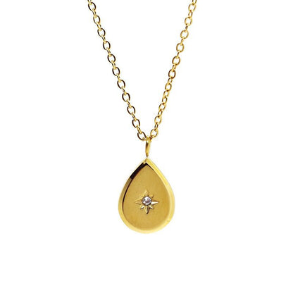 Star Teardrop Necklace