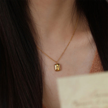 Star Teardrop Necklace
